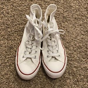 White High Top Converse